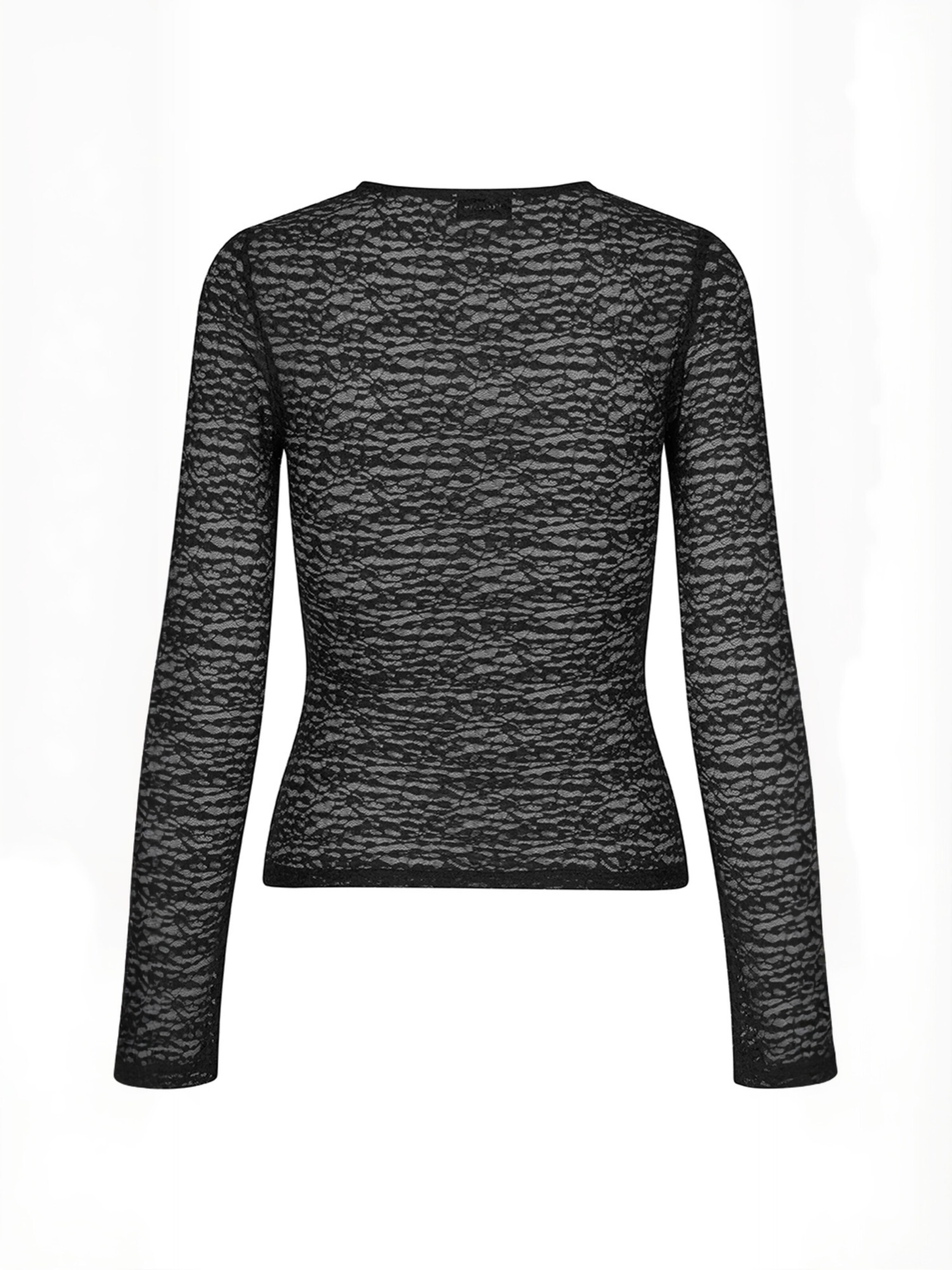modström Shirt ' Dianamd ' in Schwarz: Rückseite