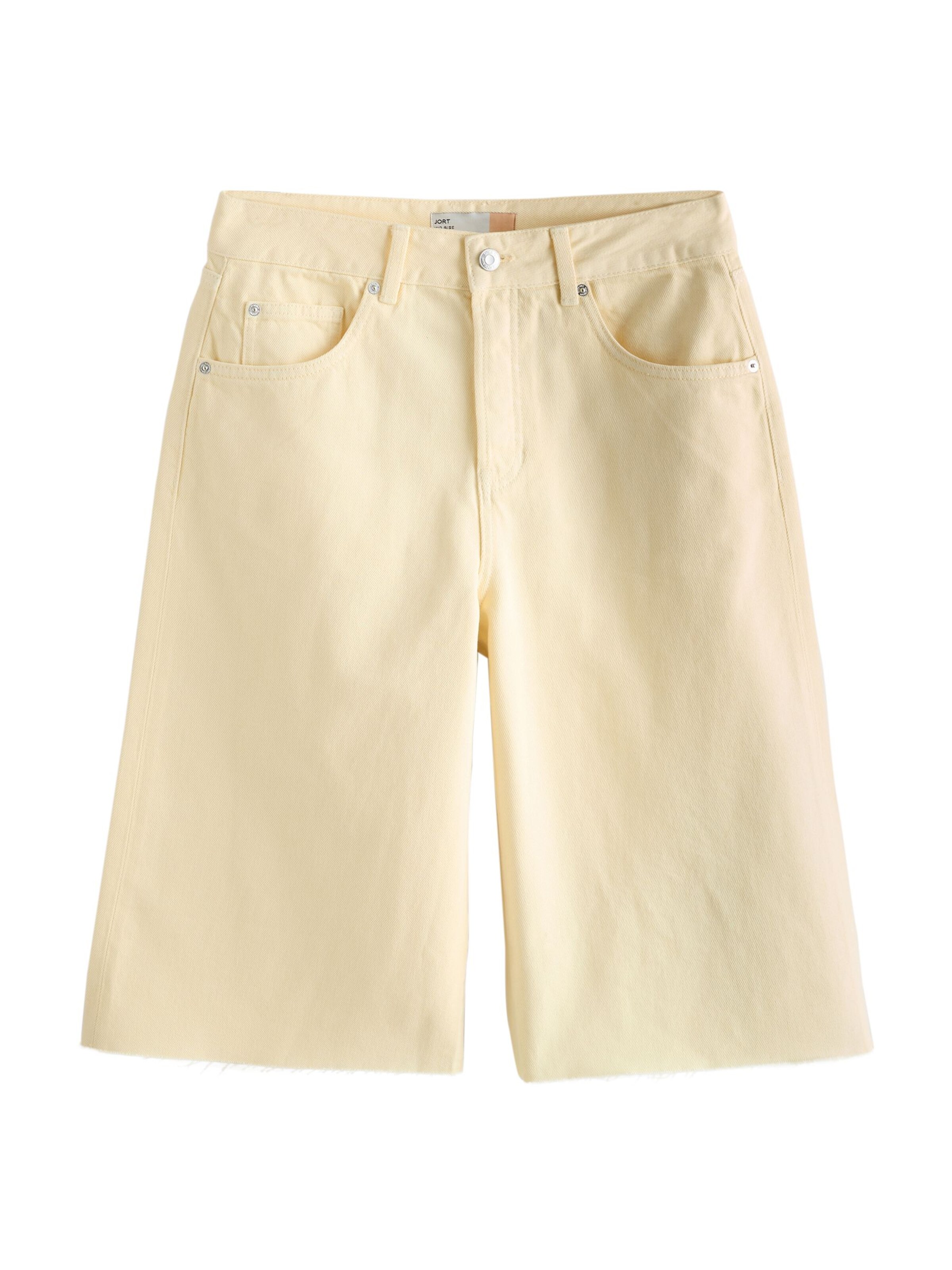 Wide leg Jeans di Next in giallo: frontale