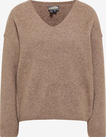 DreiMaster Vintage Sweater in Brown: front