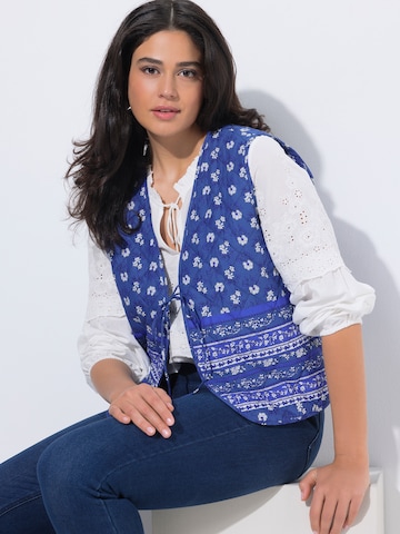 Gilet di Ulla Popken in blu