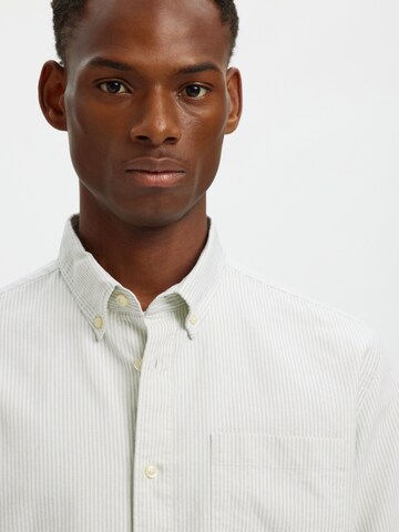 SELECTED Regular Fit Hemd 'SLHRICK' in Weiß