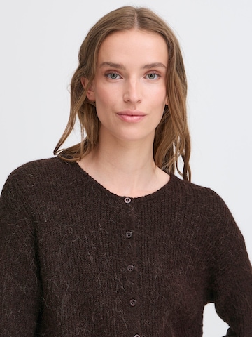 ICHI Strickjacke 'IHKAMARA' in Braun