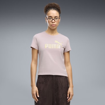 PUMA Performance Shirt 'Ess No. 1' in Pink: front