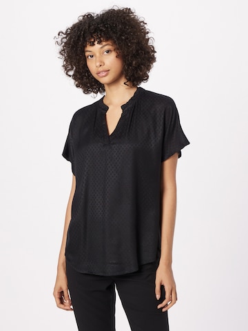 Fransa - Blusa 'EMMA' em preto: frente