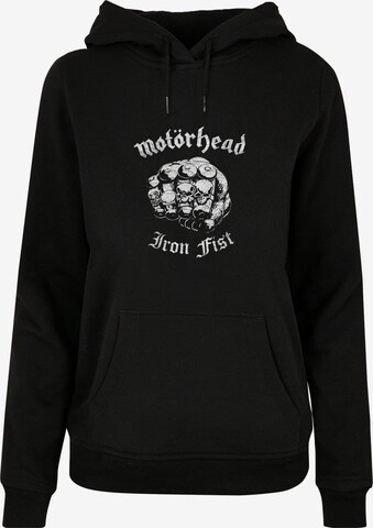 Merchcode Sweatshirt 'Motorhead - Iron Fist' in Schwarz: predná strana