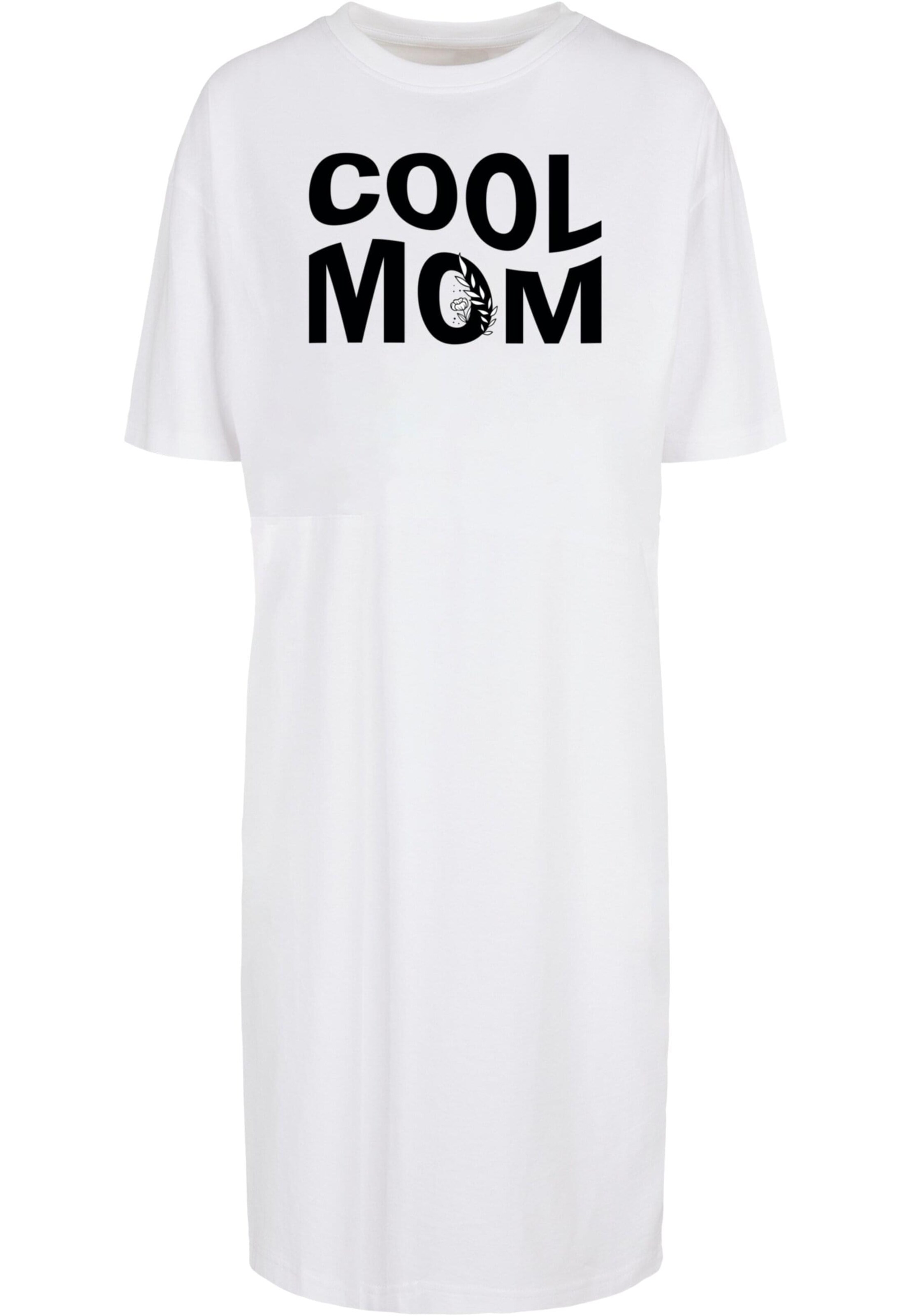 Robe 'Mothers Day - Cool mom' Merchcode en blanc : devant