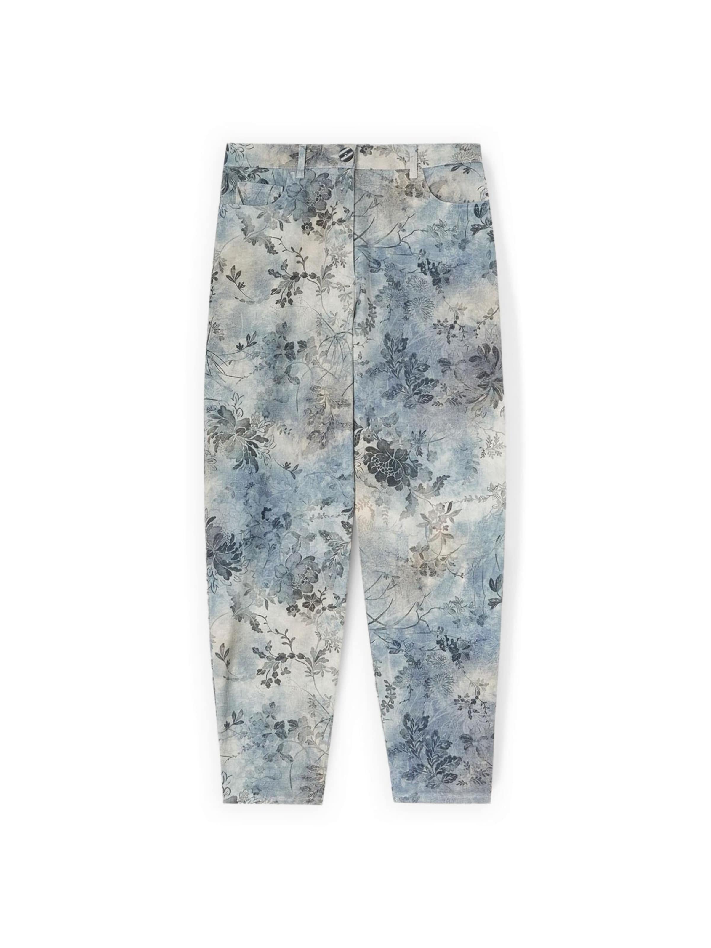 MOTIVI Regular Broek in Blauw: voorkant