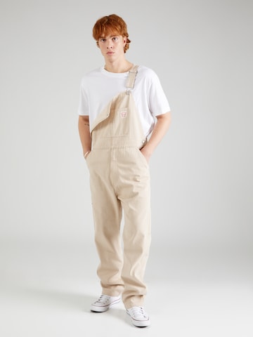 LEVI'S ® Loosefit Latzjeans 'RT Overall' in Beige: predná strana