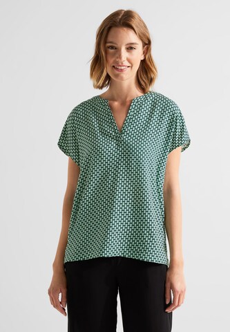 STREET ONE Blouse in Green: front