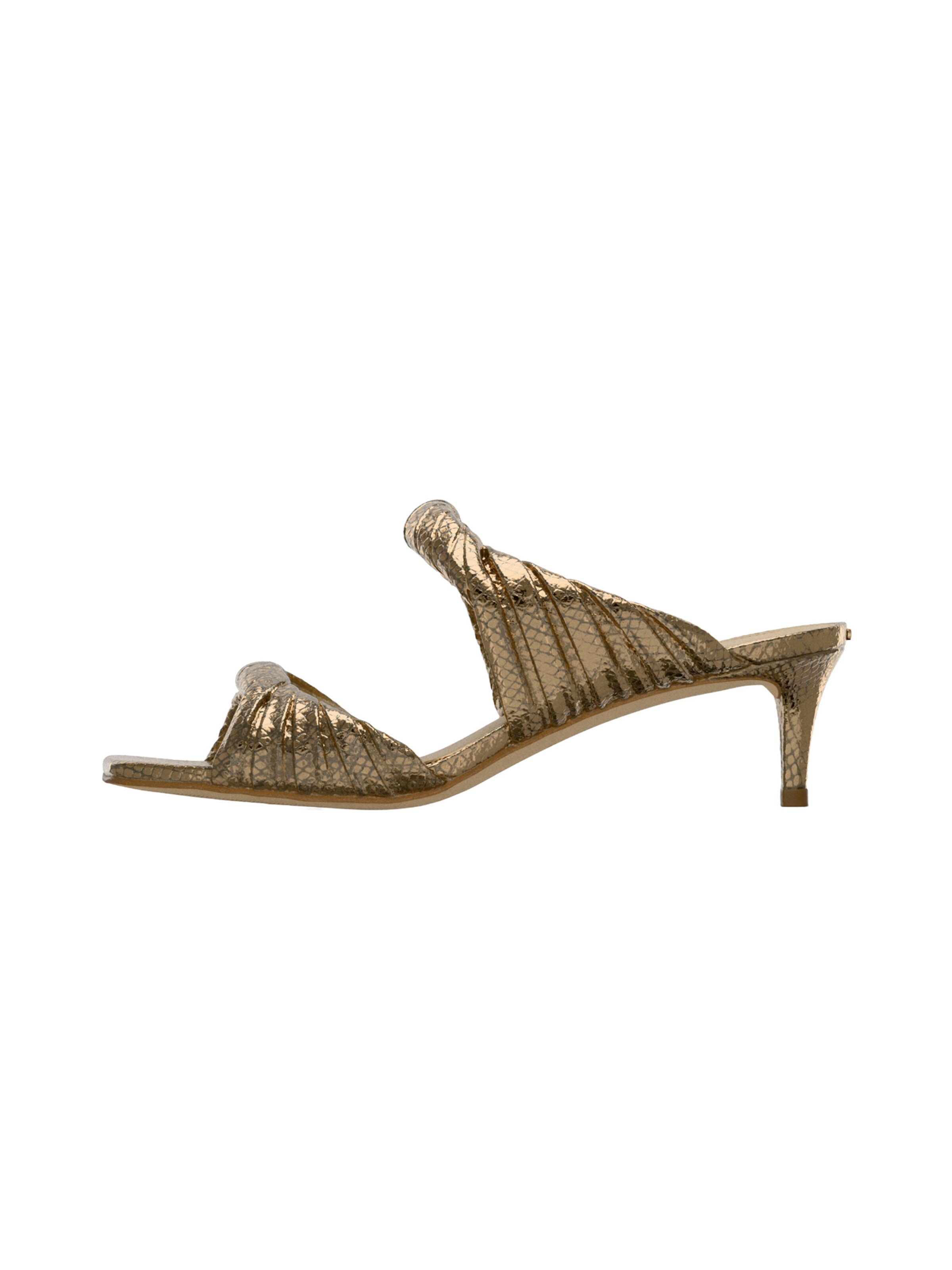 Mule 'KIANA MID' MICHAEL Michael Kors en or : devant