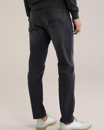 WE Fashion Slimfit Jeans i sort