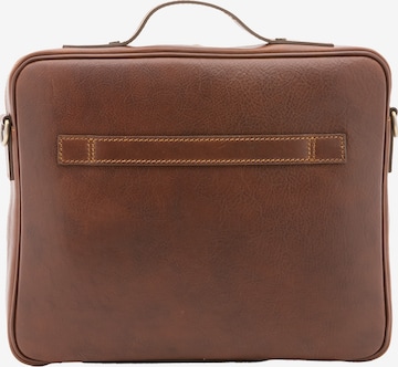 Viola Castellani Aktentas in Bruin: voorkant