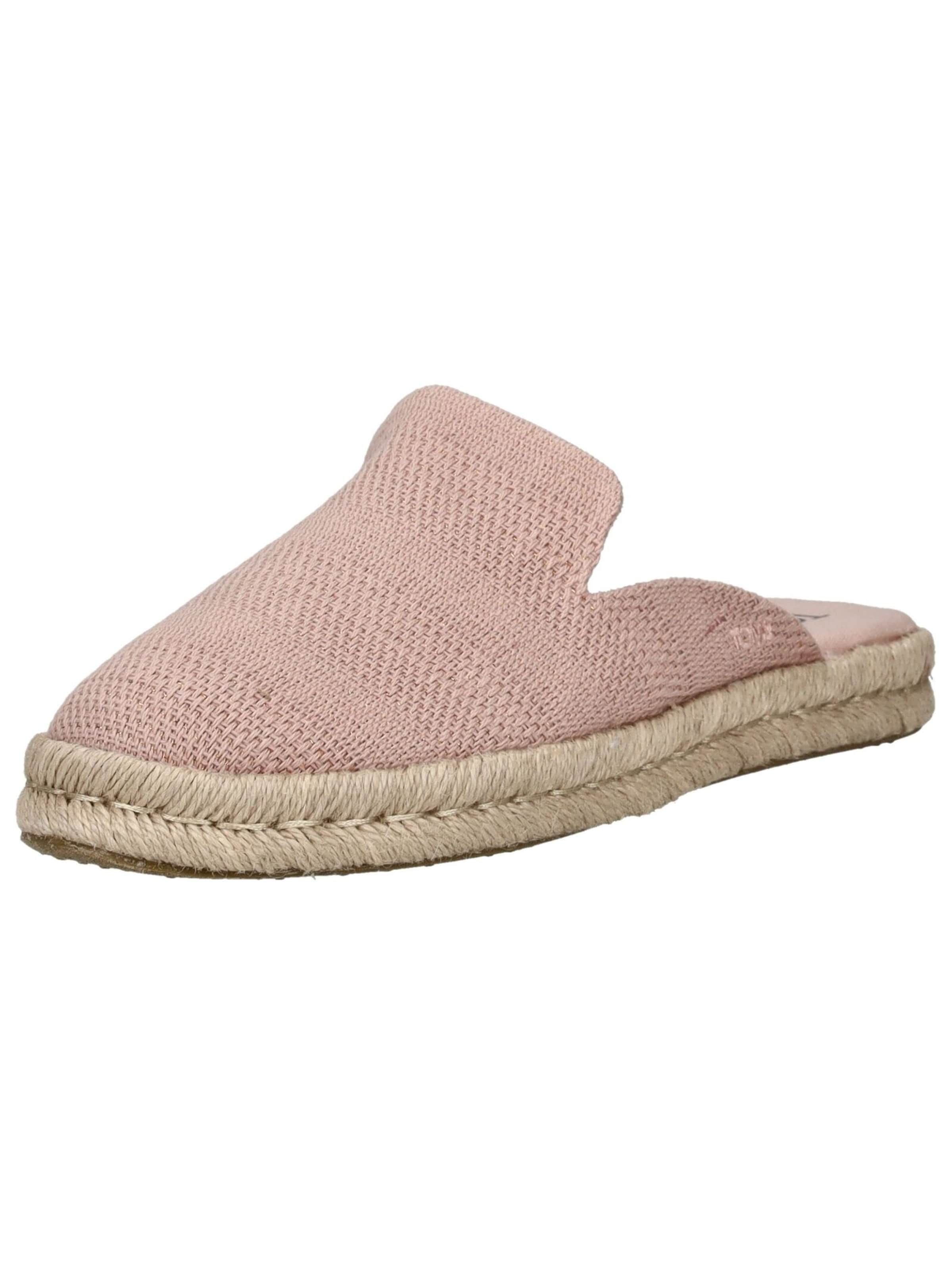 Zoccoletto 'Santiago' di TOMS in rosa: frontale