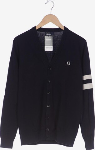 Fred Perry Sweater & Cardigan in L in Blue: front