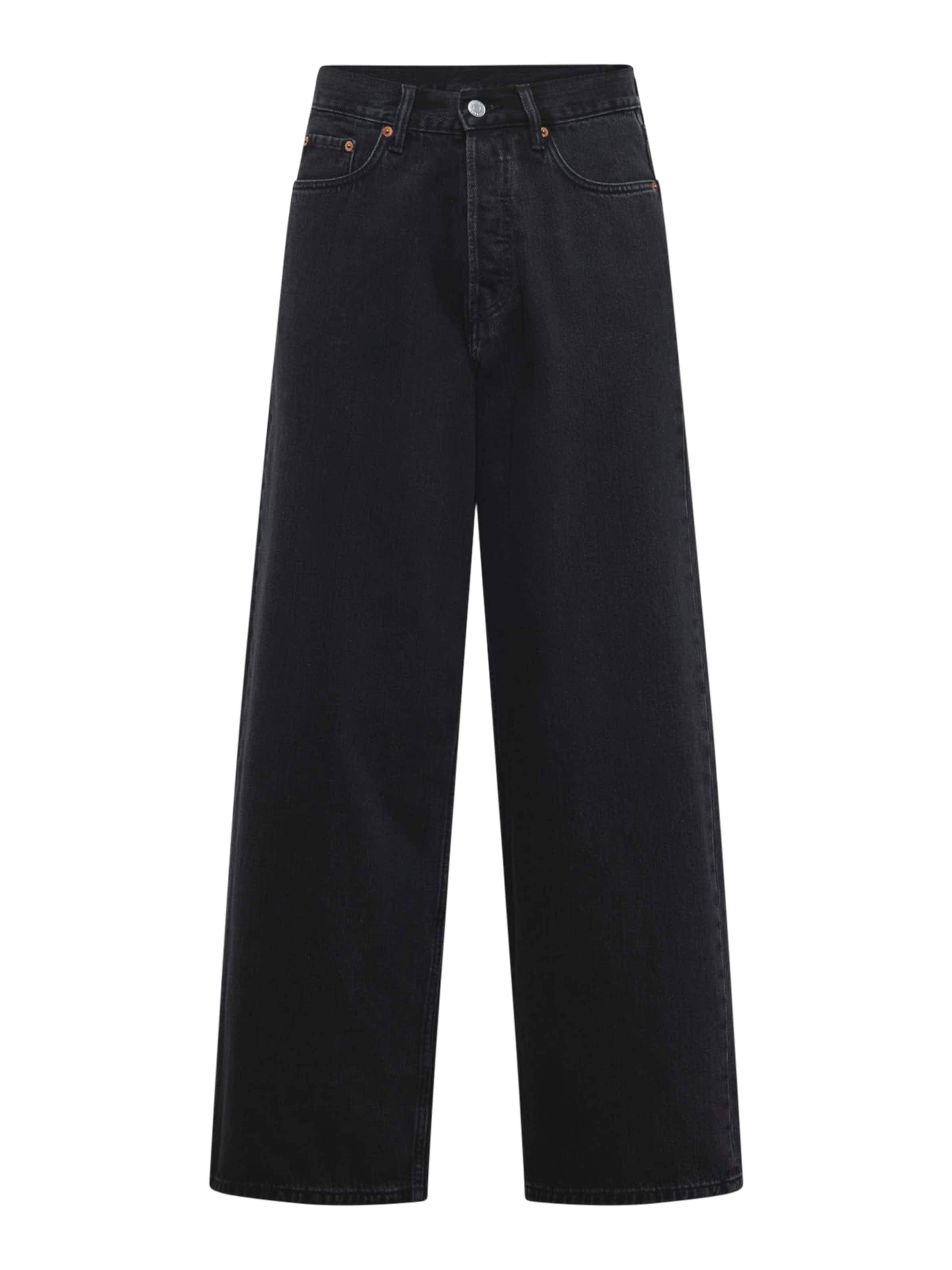 WEEKDAY Baggy Дънки &#x27;Astro&#x27; в черно: отпред