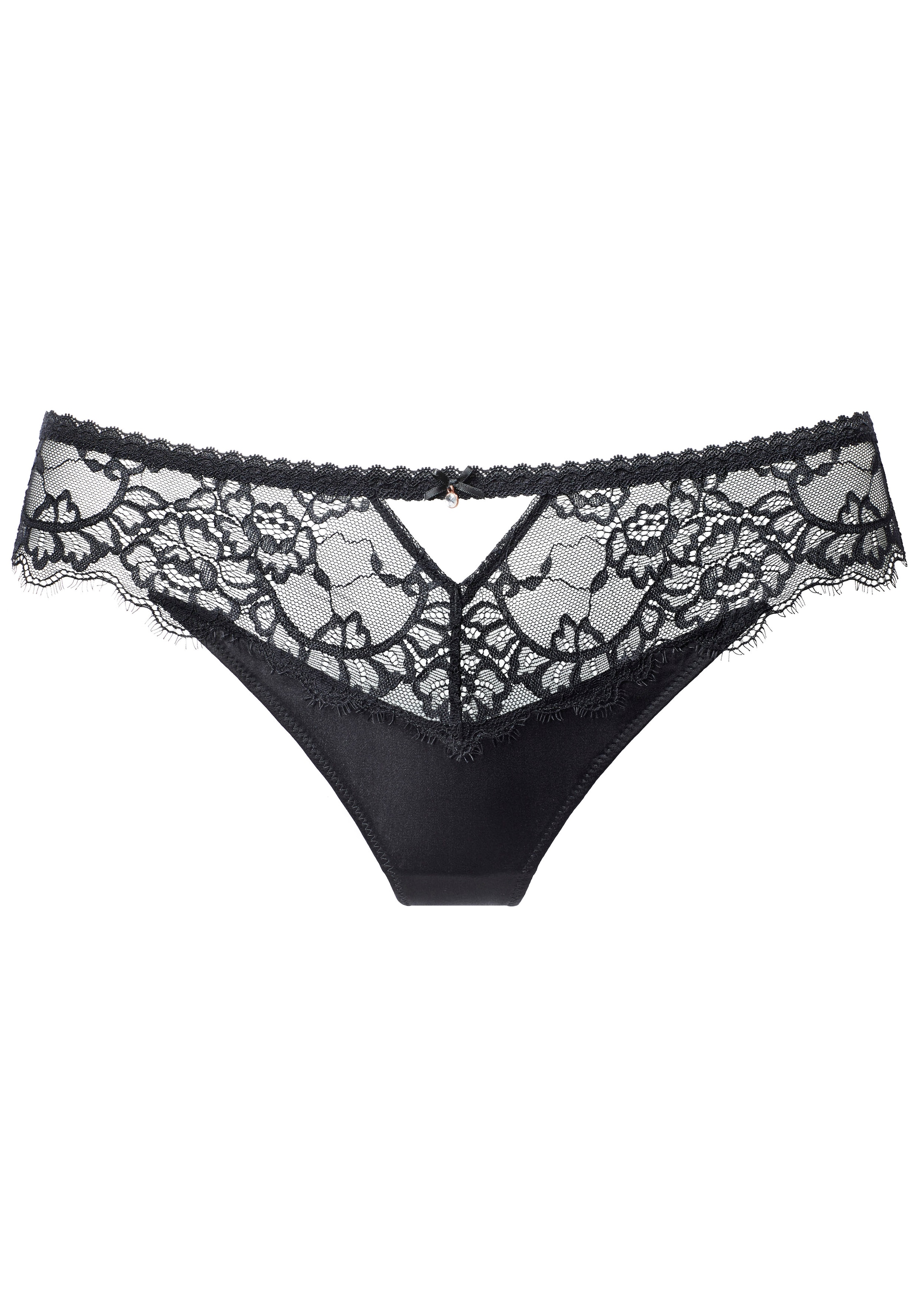 LASCANA - Tanga en negro: frente