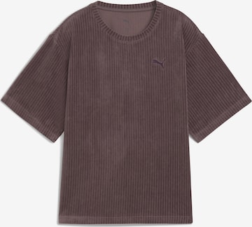 PUMA Functioneel shirt 'Essentials' in Bruin: voorkant