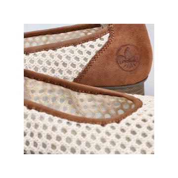Ballerines à lanières Rieker en beige