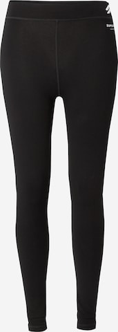 Superdry Regular Leggings 'ESSENTIAL' in Schwarz: predná strana