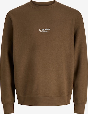 JACK & JONES Sweatshirt 'JJESoho' in Braun: Vorderseite