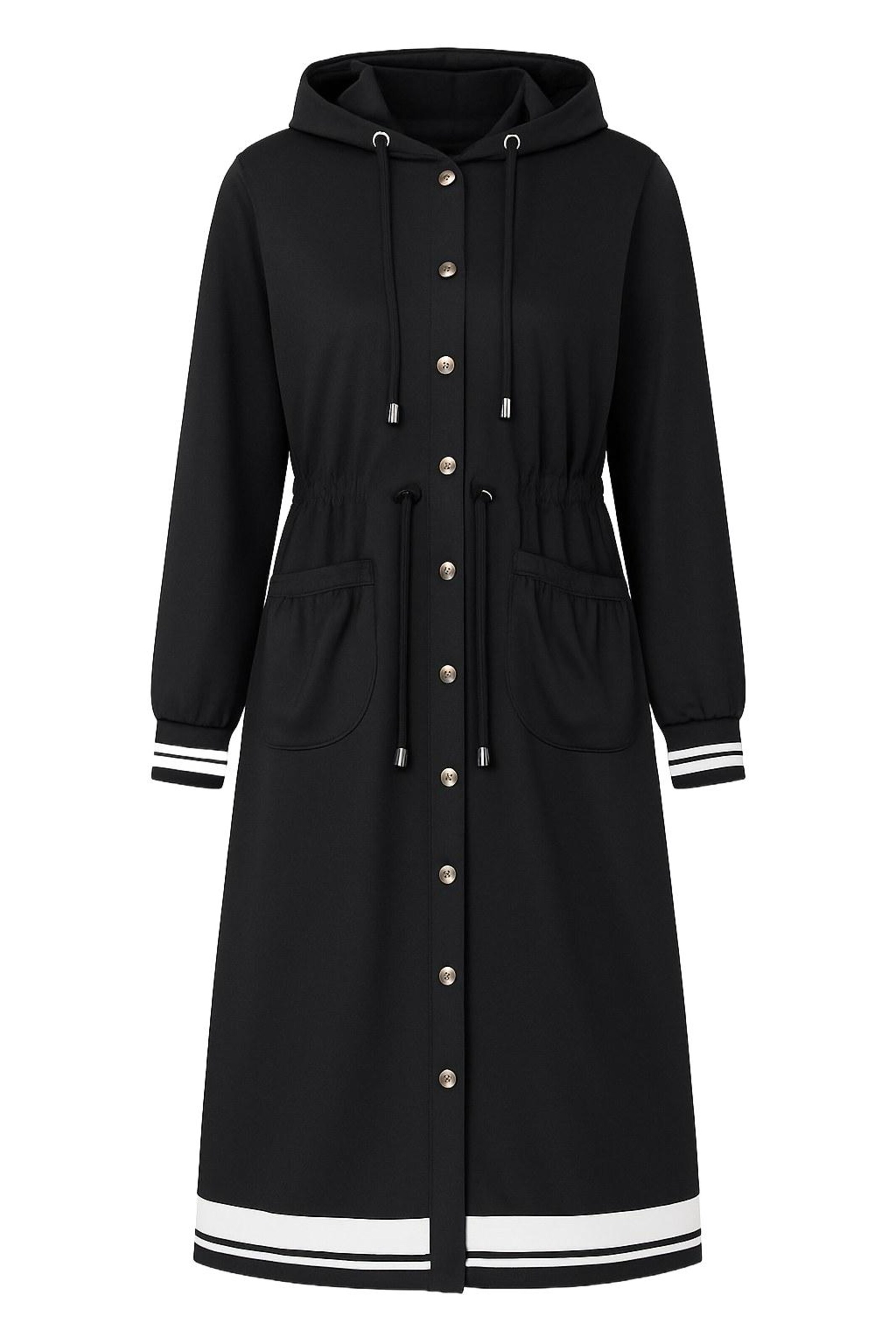 MODAMIHRAM Zomerjas in Zwart: voorkant