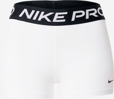 NIKE Pantalon de sport 'Pro' en noir / blanc, Vue avec produit