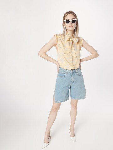 LA STRADA UNICA - Blusa 'BLOSSOM' em amarelo