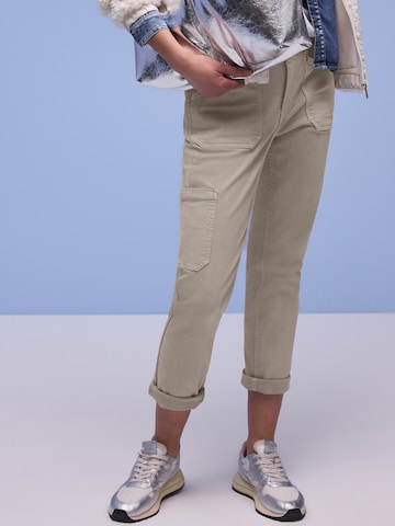 STREET ONE Конический (Tapered) Джинсы 'Charlie' в Бежевый