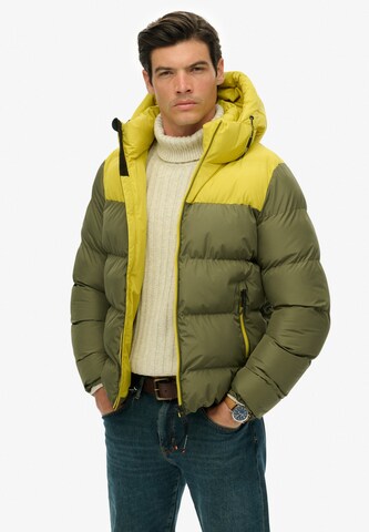 Veste mi-saison Superdry en vert