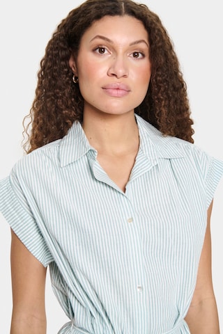SAINT TROPEZ Shirt dress 'Kira' in Blue