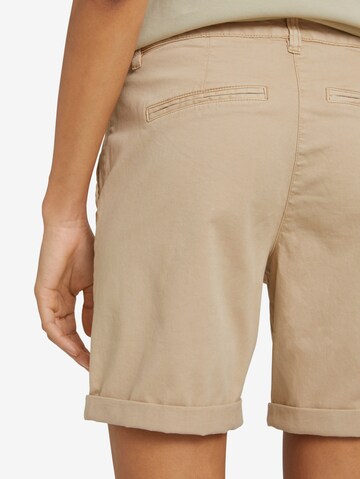 Regular Pantaloni eleganți de la TOM TAILOR pe bej