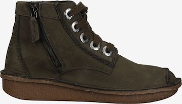 CLARKS Veterlaarsjes 'Funny Cedar' in Groen