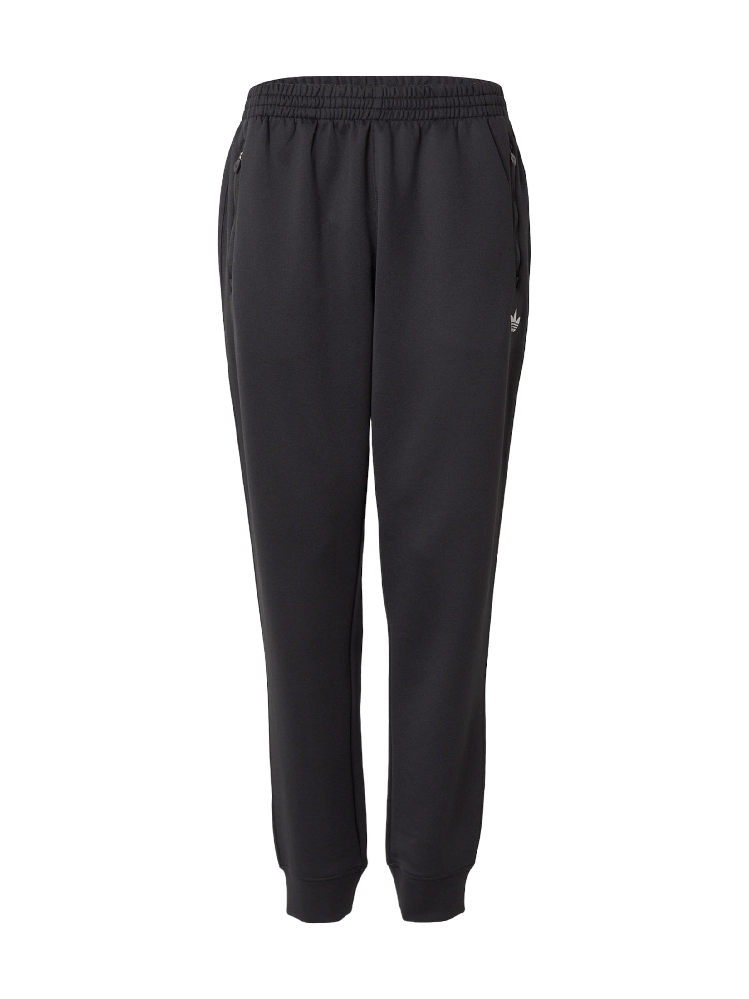 ADIDAS ORIGINALS Tapered Παντελόνι 'ESS' σε μαύρο: μπροστά