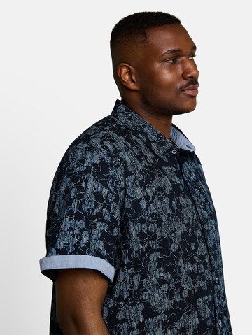 TOM TAILOR Men + Regular Fit Hemd in Blau
