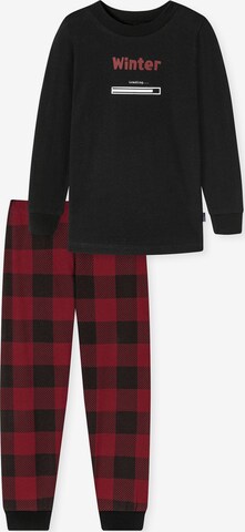 SCHIESSER Pajamas ' Family ' in Red: front