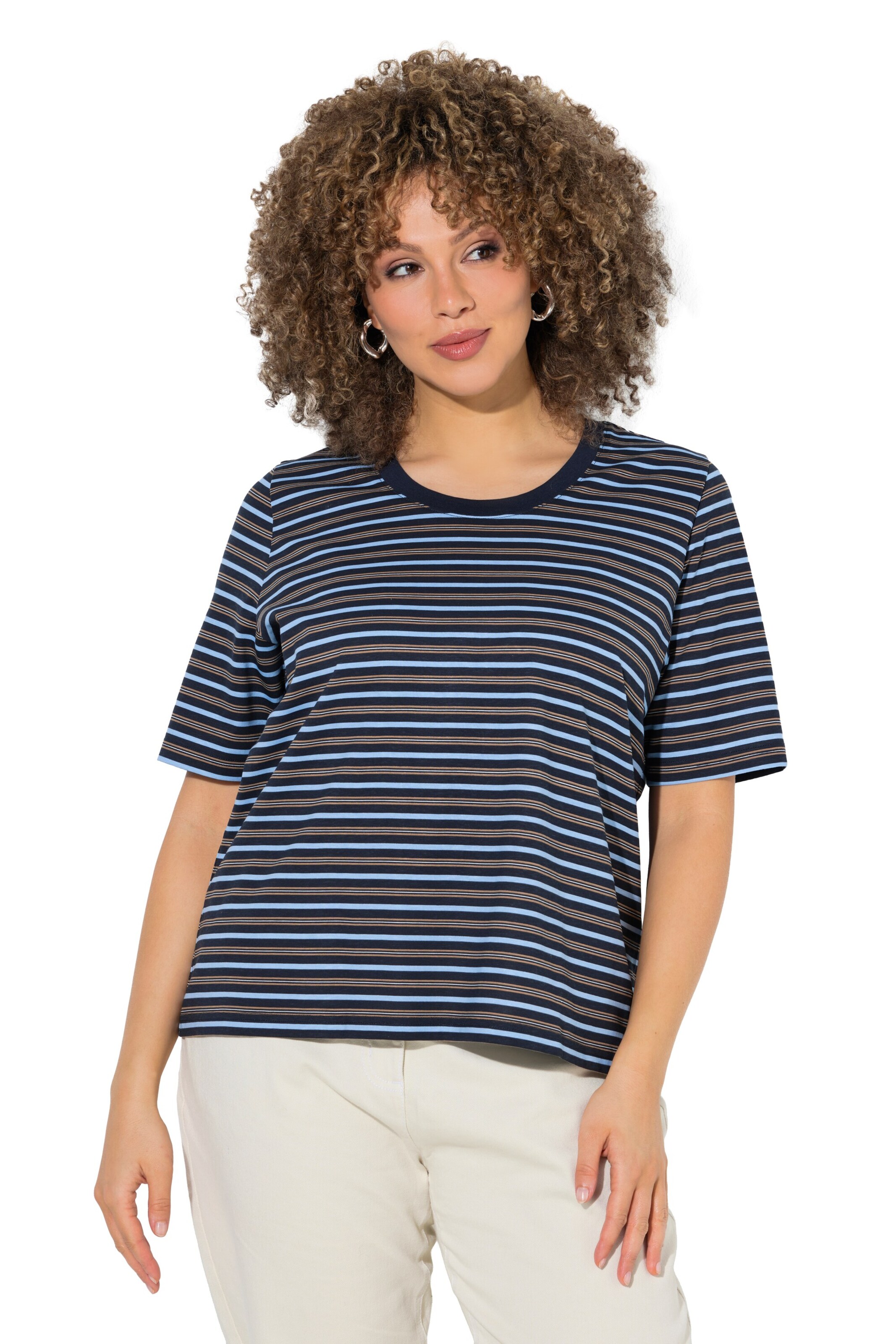 Ulla Popken Shirt in Blau: Vorderseite