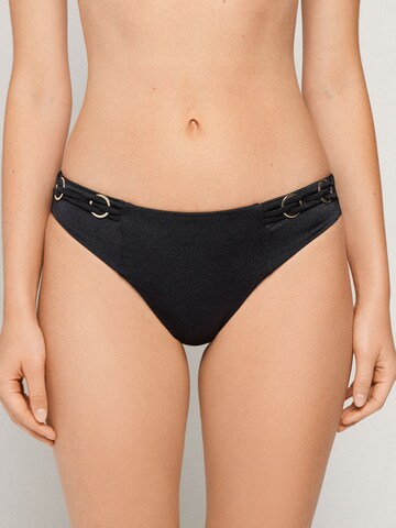 Tezenis Bikini Bottoms 'Royal Essence' in Black: front