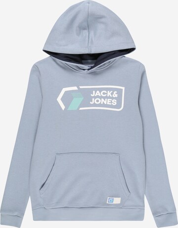 Jack & Jones Junior Sweatshirt 'Logan' in Blue: front