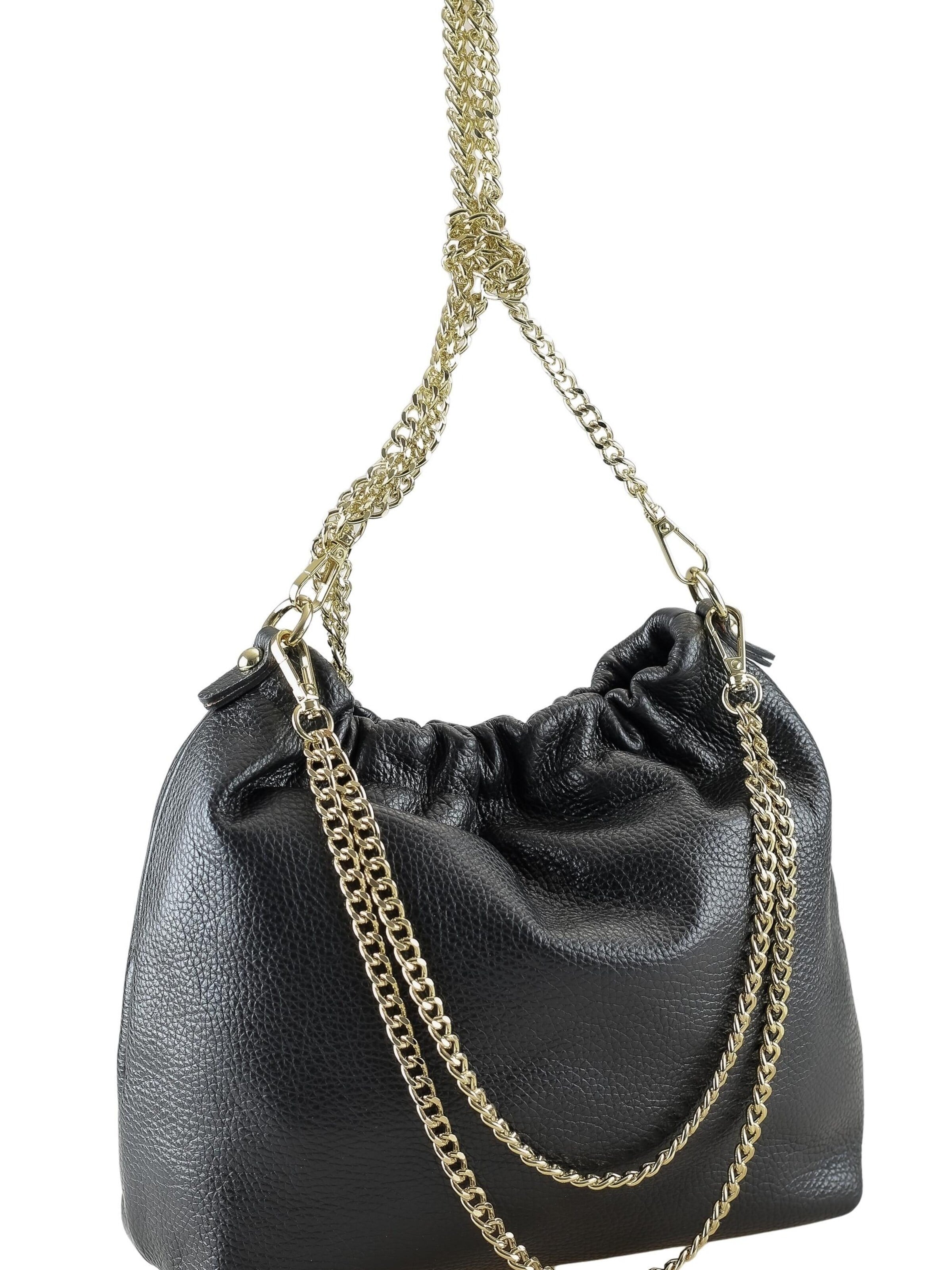 COLLEZIONE ALESSANDRO Crossbody Bag 'Chicca' in Black