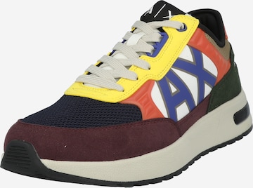 ARMANI EXCHANGE - Zapatillas deportivas bajas en Mezcla de colores: frente
