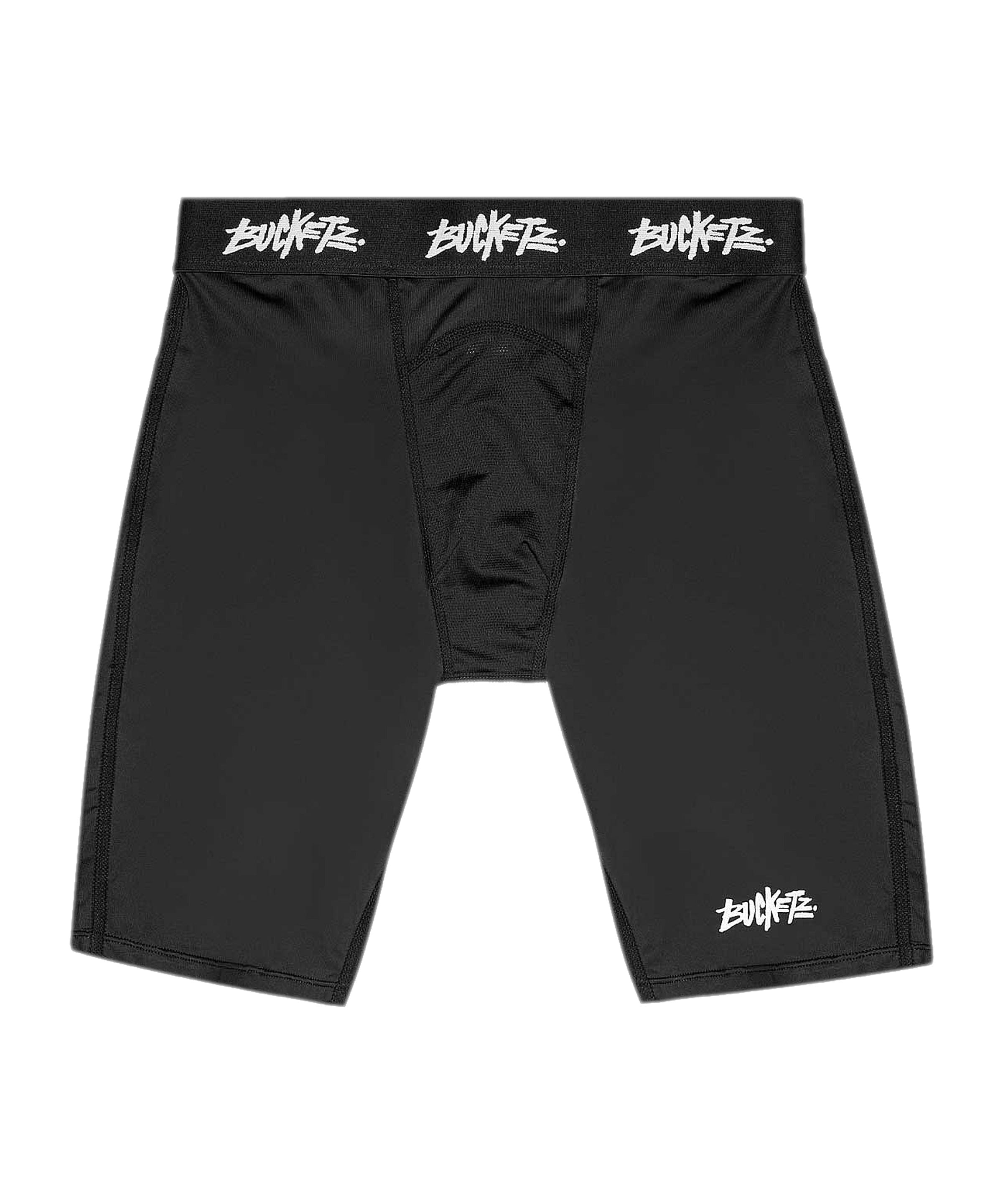 Bucketz Regular Athletic Underwear in Black: front