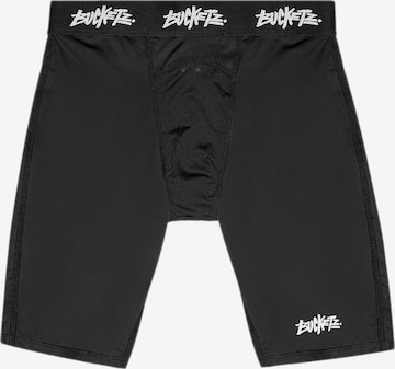 Bucketzregular Sportske gaće - crna boja: prednji dio