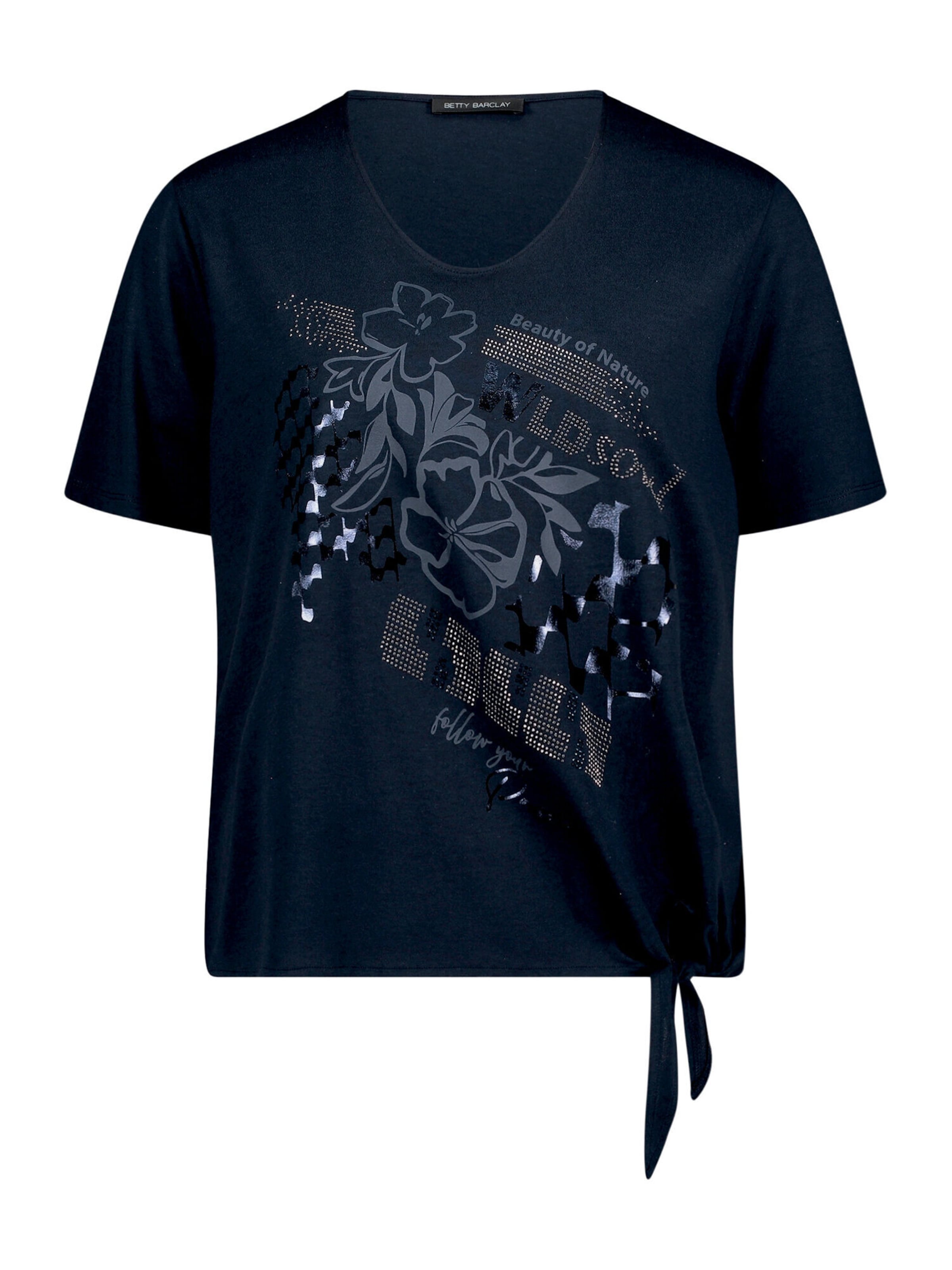 T-shirt Betty Barclay en bleu : devant