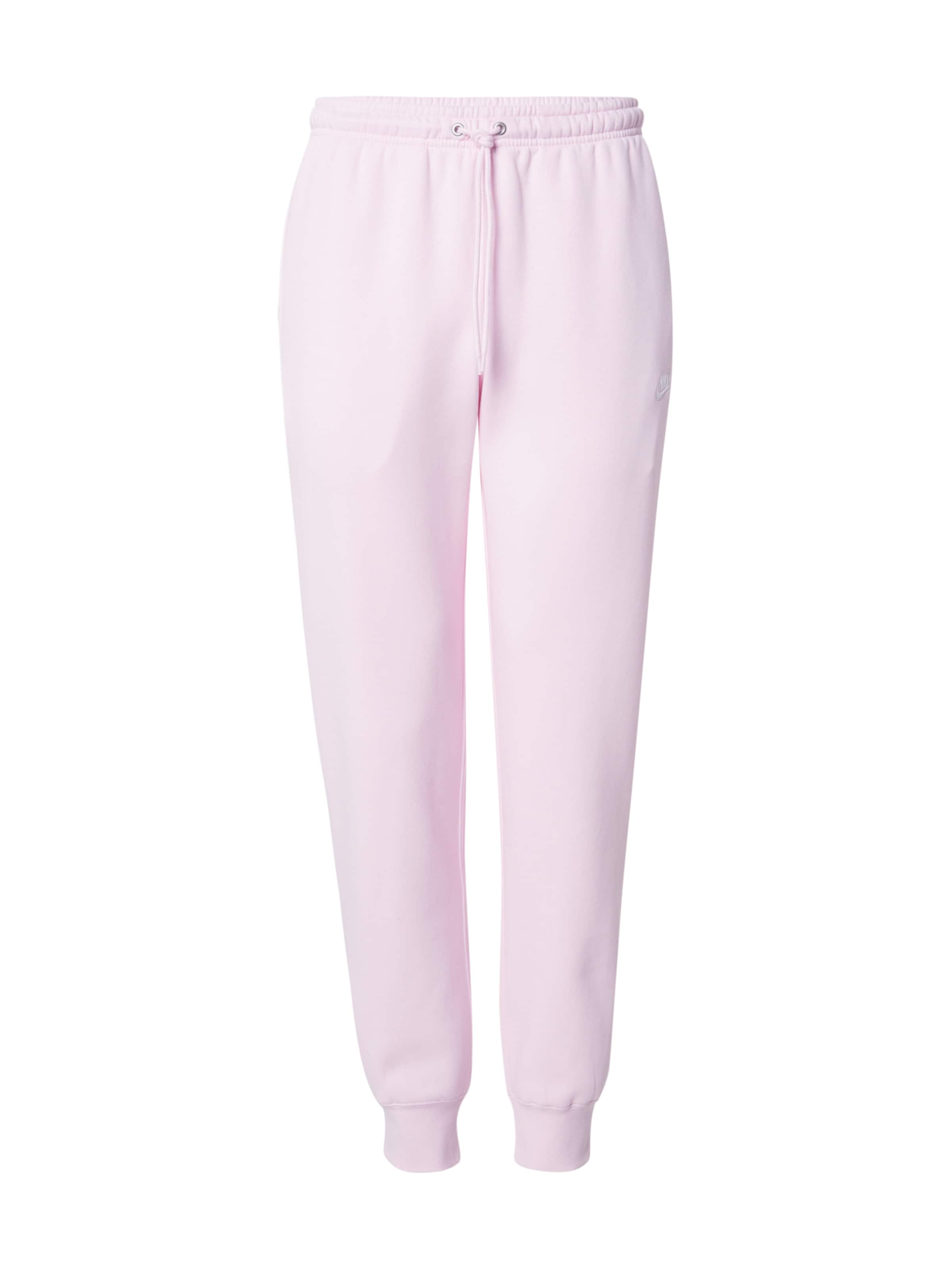 Nike Sportswear Штаны 'CLUB' в Ярко-розовый: спереди