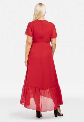 Karko Evening Dress in Red