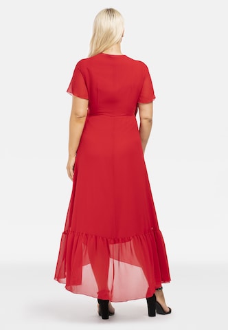 Karko Evening Dress in Red