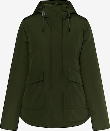 DreiMaster Klassik Winter Jacket 'Arctic' in Green: front