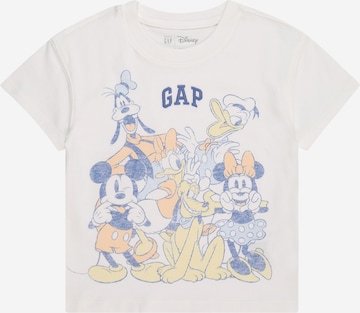 GAP T-shirt 'DIS FAMILY' i vit: framsida