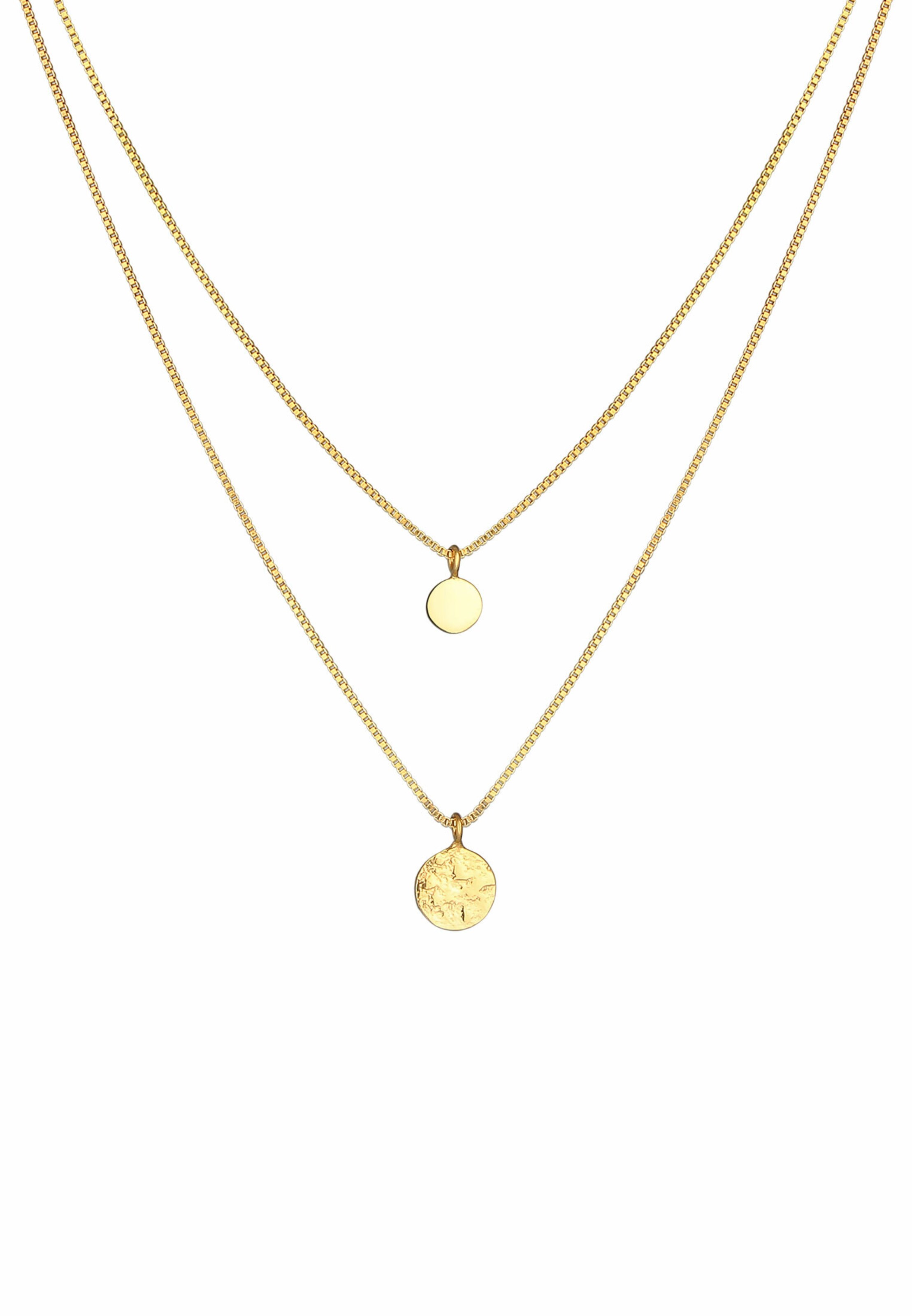 Chaîne ELLI en or : devant