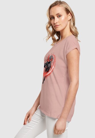 ABSOLUTE CULT T-Shirt 'Aquaman - Black Manta Flash' in Pink